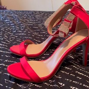 Christina siriano red heels
